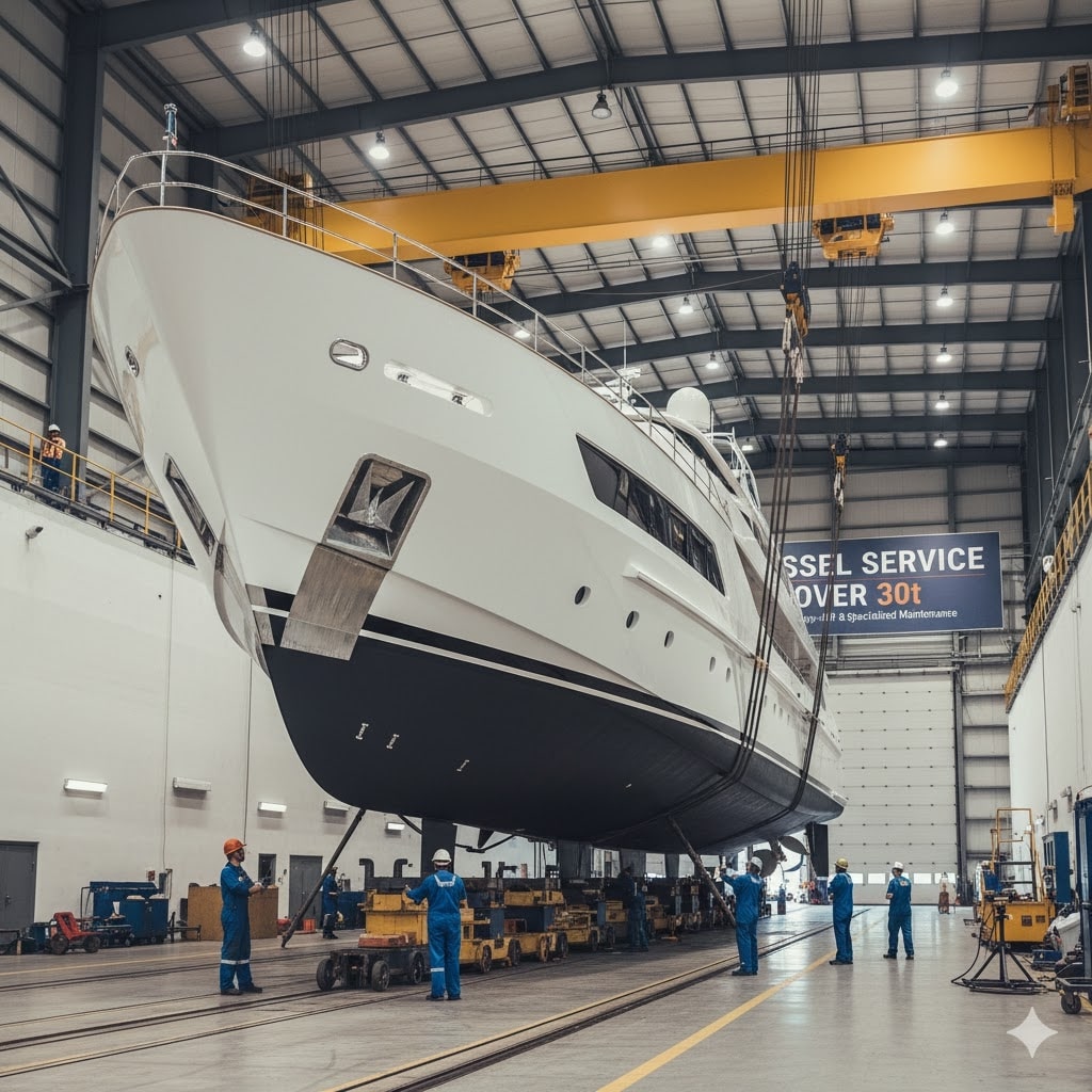 vessel service over 30t